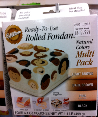 Illustration for article titled Oddly Racist Fondant Pack Will Make Your Cake Unforgettable!